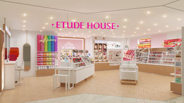 ETUDE HOUSE新宿ミロード店2/28オープン！数量限定でオリジナルブラシセットのプレゼントキャンペーンも実施