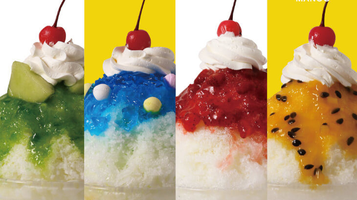 暑い夏にぴったり！色鮮やかな4種類のかき氷とチョコミントスイーツが『サナギ 新宿』にて期間限定で登場！