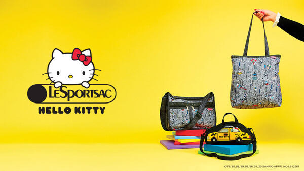 レスポートサックがHello Kittyとコラボ！“Hello Kitty×LeSportsac” コレクションが10/7より発売